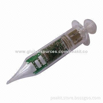 Syringe-shaped USB Flash Drives